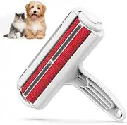 Generic Chom Chom Lint Roller, Pet Hair Remover, Remove Dog & Cat Hair from Furniture, Carpets, Clothing & Car Seat, Manual Operation, Plastic Handle, Fabric Material, White Color