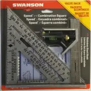 SWANSON S0101CB Speed Square Layout Tool with Blue Book and Combination Square V