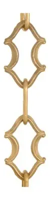 B&P Lamp Die Cast, Decorative Brass Chain, 22" Length