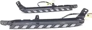 2Pcs Car LED Daytime Running Light Fog Light DRL Yellow Turn Signal Light for Toyota Hilux Revo 2020 2021