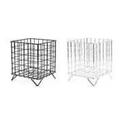 Large Wrought Iron Storage Basket Desktop Organizer Box for Dormitory Cosmetics