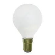 Fancy Round Halogen Globe SBC 28W 240V Clear Glass 2800K - CLAHAFR28WSBCCL