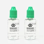2 Bottles Hair Extension Glue Tape Remover Liquid (30ml / Each), Beauties Factory Hair Skin Weft Wig Toupee Bond Adhesive Removal Dissolve Dissolver Cleaner