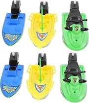 Garneck Bath Boat - 6pcs Floating Bath Boats for Water Play - Ideal for Bathtime Fun Pool Play and Birthday Party Favors