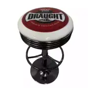 WEST END DRAUGHT BLACK BAR STOOL ERGONOMIC ADJUSTABLE COMFORTABLE