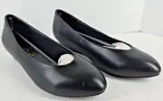 Angel Steps Womens Size 8W Slip on Shoe Black