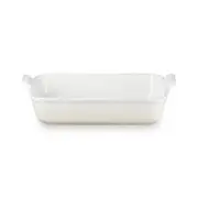 Le Creuset Heritage Stoneware Rectangular Dish Meringue 26cm