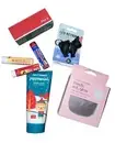 LED Lighted Travel Makeup Mirror Mini Portable Folding Mirror For Purse + Extras