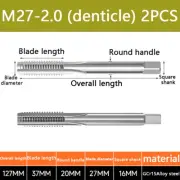 A pair M27-2.0 Hand tap set tap machine suitable for die steel aluminum