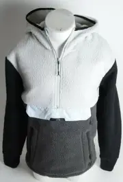 2021 NWT MENS VOLCOM POLARTEC HIGH PILE FLEECE $230 M Grey 1/2 zip