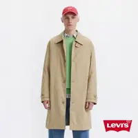 在飛比找蝦皮商城優惠-Levis 寬鬆長版風衣外套 / 工裝卡其色 / 領圍扣設計