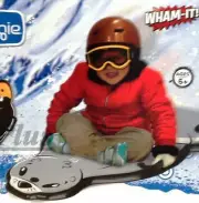 Wham-o Snow Boogie Animal Skiing ski Sled Soft Durable Foam Kids Ski Board Seal