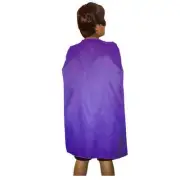 MEDIUM CAPE Kids Childrens Party Costume Vampire Halloween Coat School Team - Pu