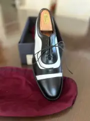 Allen edmonds winhall #6418 Blk/Blk Grain 7.5D. New with box and show trees.