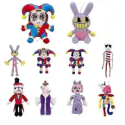 8pcs The Amazing Digital Circus Pomni Jax Plush Cartoon Plushie Toys Theater Rabbit Stuffed Toys Children Christmas Gifts 7
