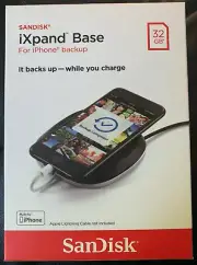 SanDisk iXPAND Base 32gb Charge Automatic Phone Backup Base for iPhone
