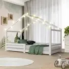 Oikiture Kids Bed Frame Single Wooden Bedframe Timber Platform