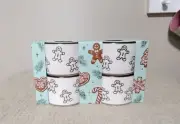 The Bakeshop Ceramic Gingerbread Man Christmas Ramekins 4" x 2" Set of 4