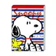 SNOOPY(史努比) A6便條本/條紋SN 日本製 4901770352930