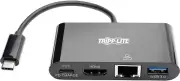 Tripp Lite USB-C 3.1 Gen 1 to 4K HDMI USB Ethernet Adapter HUB