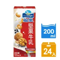 在飛比找momo購物網優惠-【福樂】堅果口味保久乳 200mlx24入/箱