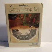 Caron Wonder Art IVY Latch Hook Half-Circle Rug Kit #4783 16" x 33" NEW SEALED