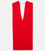 [Sportmax] Sportmax Caped minidress UK 16 red