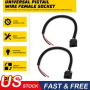 Extension Wire Pigtail Female 9003 H4 Two Harness Head Light Connector Plug USA (for: Volkswagen)