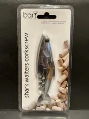 Bar-0752 Shark Waiters Corkscrew Bottle Opener BAR Y3 Foil Cutter Stainless