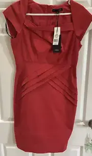Saba Winslet Red dress Size 10 NWT RRP $279