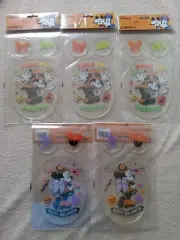 5 DISNEY HALLOWEEN GEL WINDOW CLINGS MICKEY & MINNIE MOUSE Happy Halloween !