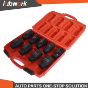 Labwork 9x Deep Impact Socket Set 1/2" Drive Metric Axle Hub Nut Socket 29-38mm