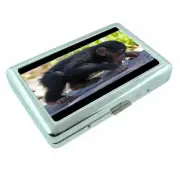 Chimpanzee D1 Silver Metal Cigarette Case RFID Protection Wallet