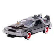 Back to the Future Part 3 Time Machine Raw Die-cast Metal 1:24 Scale Model Toy