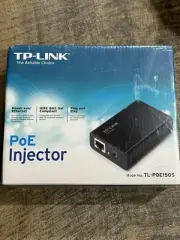 TP-Link Gigabit Power Over Ethernet PoE Injector Adapter TL-PoE150S NEW Sealed