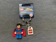 LEGO DC Super Heroes Superman Minifigure Keychain 853430 NEW