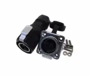 HQ 2 Contacts 2-Pin Aviation Plug Connector Panel Mount LP16 IP67 Waterproof