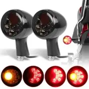 Rear Turn Signals Brake DRL Light Lamp Fit For Sportster XL883 XL1200 1992-2016