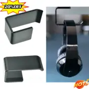 1pc Simple Headphone Stand Hanger Hook Tape Under Desk Mount Headset Dual US