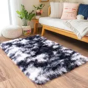 Small Rugs for Bedroom, Fluffy 2x3 Rug Throw Non Slip for Bedside Dorm Kids
