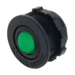 Hulk 4x4 Rocker Switch Green LED 12V to suit Flush & Surface Mount Hous 12V Only 16A - HU6619G