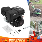 4-Stroke 420cc 15HP OHV Horizontal Shaft Gas Engine Recoil Start Go Kart Motor
