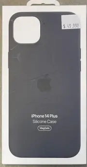 Genuine Apple iPhone 14 Plus Silicone Case with Magsafe Midnight Black