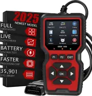 Scanner Diagnostic Tool, Check Engine Code Reader OBD2 Scanner with Reset,Mode 6