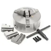 3 Jaw Self Centering Metal Lathe Chuck 125mm 5" + Reversable Jaw & Key, K11-125