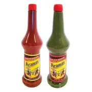 2-Pack Picamas Hot Sauce & Salsa Brava 7.05 oz. from Guatemala FD043