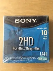 Sony 2HD Diskettes/ 10pcs Pack, Unopened Pack