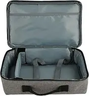 Projector Bag with Storage Pockets for Accessories, Compatible with Most Common Projectors, Heavy Duty Nylon, Medium Size