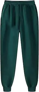 [Generic] Jogger Sweatpants for Men Stretch Streetwear Sweat Pants Slim Fit Stretch Elastic Waist Athletic Pants