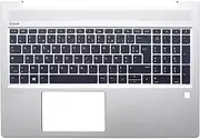 Laptop PalmRest&Keyboard for HP ProBook 450 G6 455R G6 L45090-051 with Backlit AZERTY Layout France FR Silver New